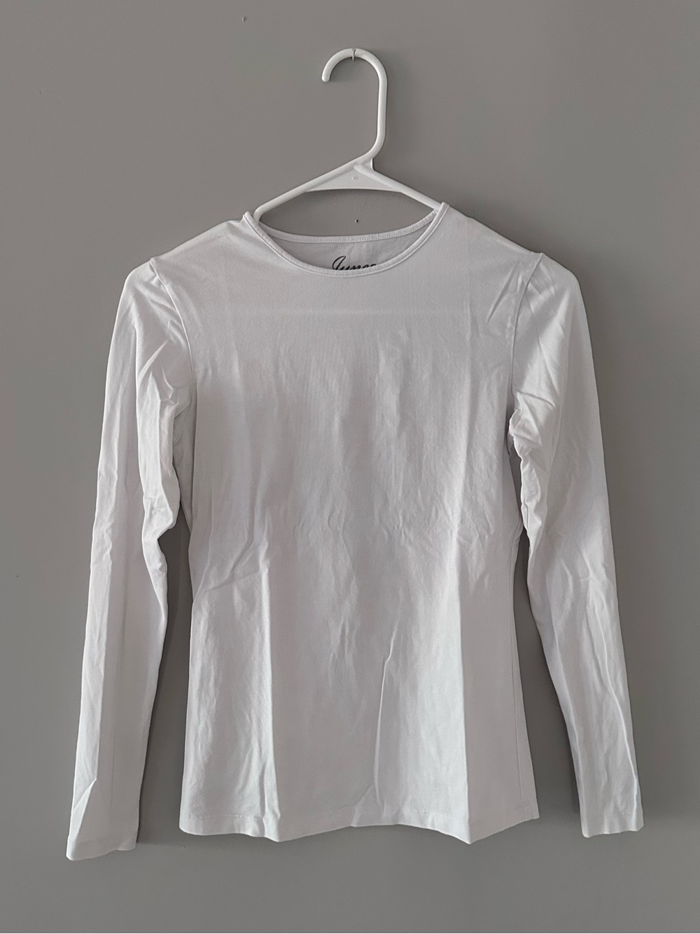 Slim Fit Long-Sleeve Shirt - White